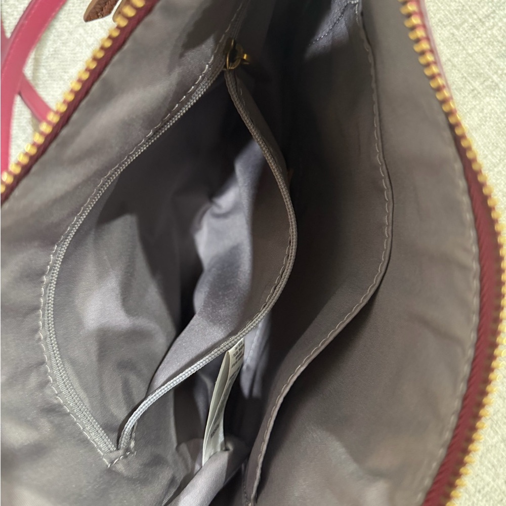 Fossil Farrah Pink Leather Crossbody Bag - Picture 6 of 10